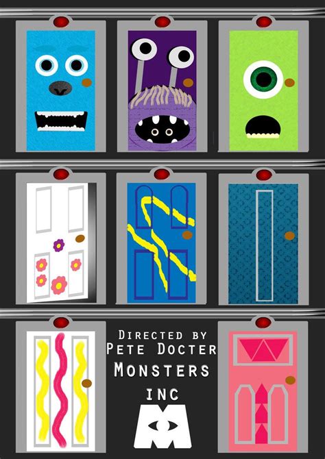 Monsters Inc Poster by TinyButDeadly on deviantART | Monsters inc doors, Monsters inc halloween ...