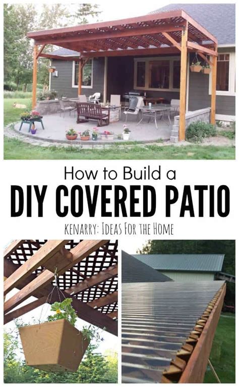 How to Build a DIY Covered Patio