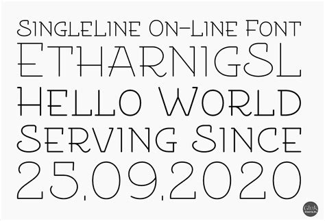 Free single line fonts for cnc - rettext