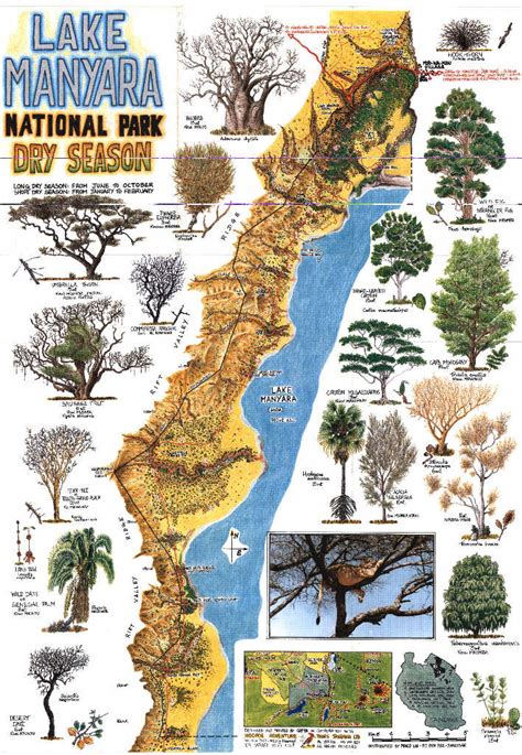 Lake Manyara National Park Map