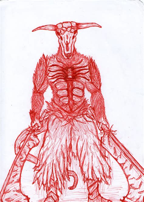 Capra Demon Dark Souls by RavenWingZero on DeviantArt