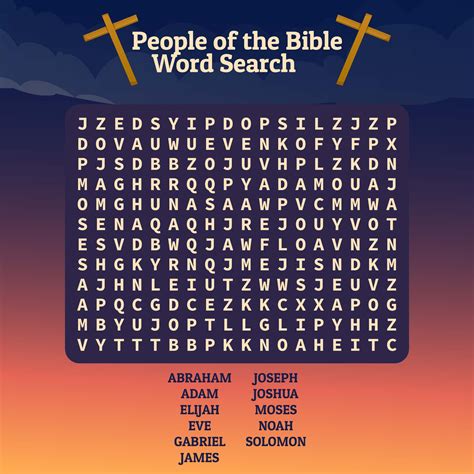 Printable Bible Word Search