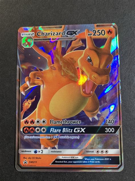 Official/Authentic CHARIZARD GX Ultra Rare Pokemon Card | Etsy