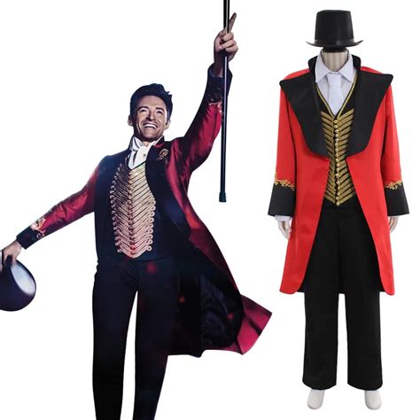 2017 The Greatest Showman Cosplay Costume Adult Mens The Greatest ...