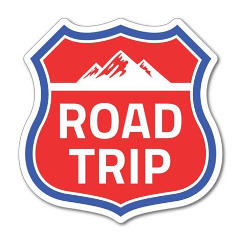 Road Trip Sticker Decal Camping Campervan Adventure Outdoors Travel | eBay