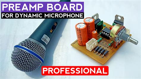 Dynamic Mic Preamp Circuit