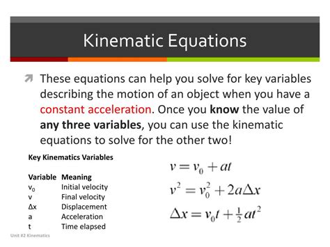 Fantastic Choosing Kinematic Equations Quantum Mechanics Equation Sheet