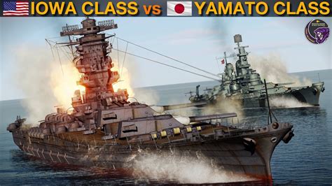 Iowa Class Battleships vs Yamato Class Battleships (Naval Battle 65) | DCS - YouTube