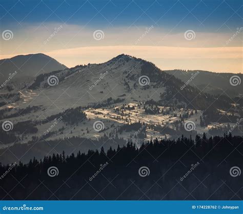 Highes Mountains in Transylvania Stock Photo - Image of blue, forest: 174228762