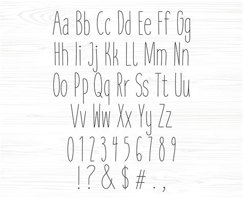 Single Line Font Engraving Font Single Stroke Font Stick Font Single Line Font for Cricut ...