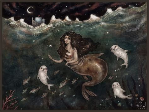 Selkie Painting at PaintingValley.com | Explore collection of Selkie ...