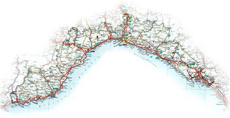 Political Map of Liguria - MapSof.net