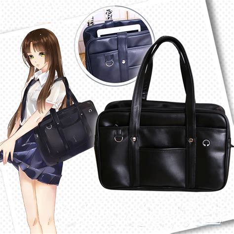 Japanese Student Bags College Student Girl School Bag JK Commuter Pu ...