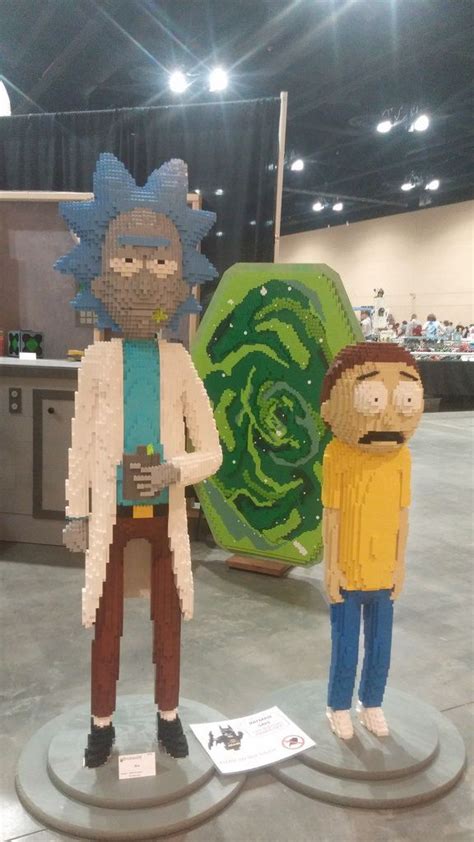 Rick And Morty in LEGO at Brickworld. #kcbricklab #adultswim # ...