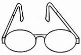Simple Design Eyeglasses Coloring Pages  Kids Play Color sketch template