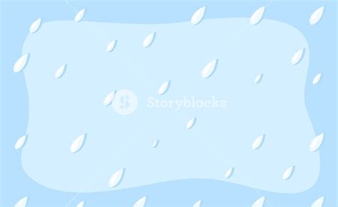 Rain Drops - Cartoon Background Vector Royalty-Free Stock Image - Storyblocks