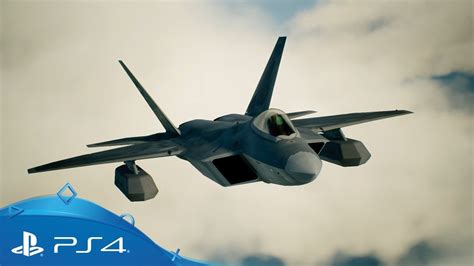 Ace Combat 7 | F-22A Raptor Aircraft Introduction Trailer | PS4 - YouTube