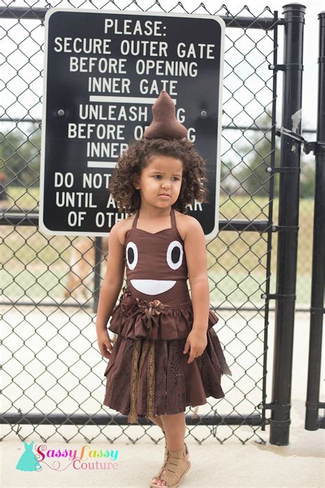 Poop Emoji Costume Emoji Costume Emoji Birthday Dress Girls | Etsy