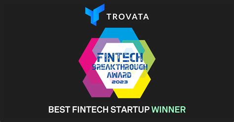 Trovata Awarded Best Fintech Startup in 2023