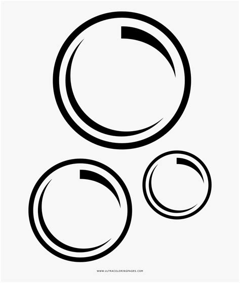 Soap Bubbles Clipart Black And White - Circle, HD Png Download , Transparent Png Image - PNGitem