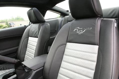 2008 Ford Mustang Leather Seat Covers - Velcromag