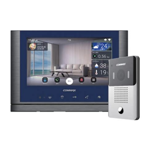 COMMAX Wireless Video Door Phone Doorbell Intercom System Gate View Monitor CAV-70MGX 7″ Display ...