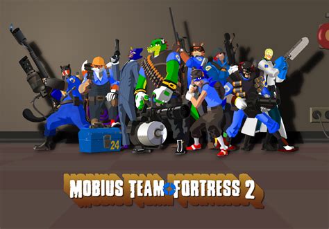 Mobius Team Fortress 2 Lineup (BLU Variant) by Haus42 on DeviantArt