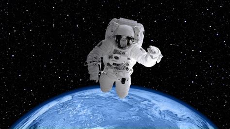 Astronaut on spacewalk - backiee