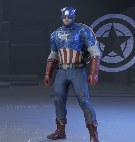 Classic Captain America skin from @mmmmmmmmiller : r/PlayAvengers