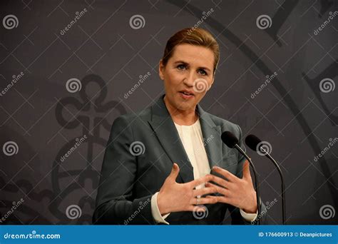 Denmark`s Prime Minister Ms.Mette Frederiksen Editorial Stock Photo ...