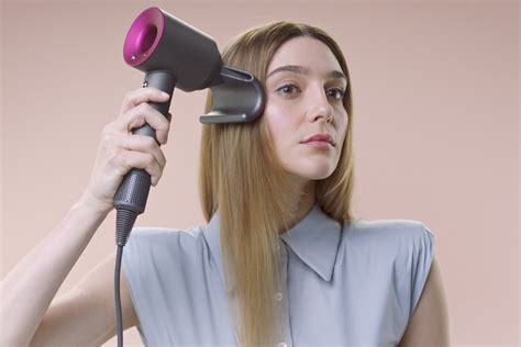 how to use the dyson hair dryer attachments -step by step