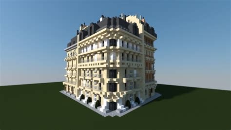 4 French building styles (corners) Minecraft Map