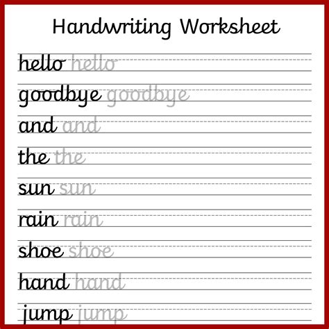 5 Printable Cursive Handwriting Worksheets For Beautiful Penmanship | Printable Penmanship ...