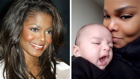 What age did Janet Jackson have her baby?