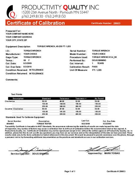 Gage Calibration Services | Torque Wrench Calibration | Torque Wrench Calibration | GageSite