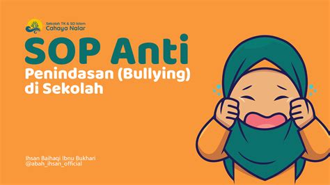 SOP Anti Penindasan (Bullying) di Sekolah | My Blog