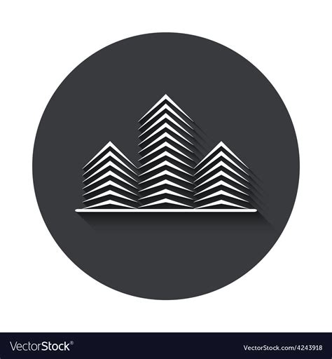 Modern gray circle icon Royalty Free Vector Image