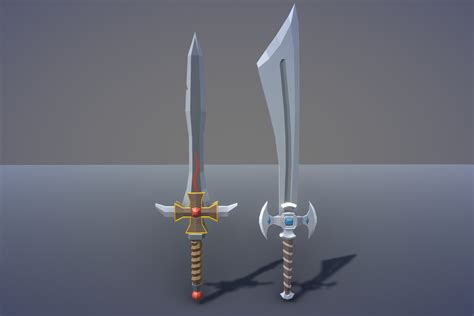 ArtStation - Free Low Poly Swords | Game Assets