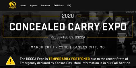 2020 USCCA Concealed Carry Expo Postponed Due To Coronavirus – Concealed Nation