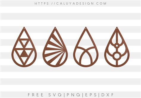 free-leather-earring-svg-main - CALUYA DESIGN