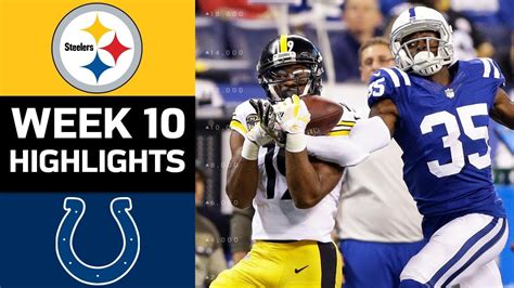 Steelers vs. Colts | NFL Week 10 Game Highlights - YouTube