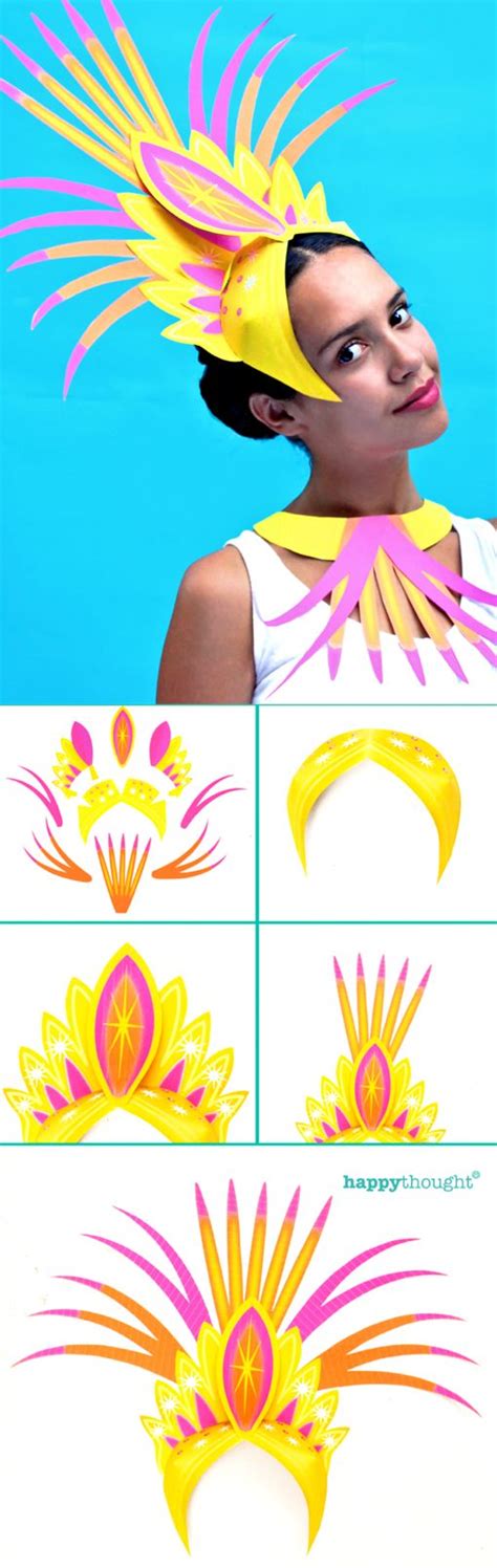 4 printable Carnival headpiece templates | Diy carnival, Mardi gras, Mardi gras costumes