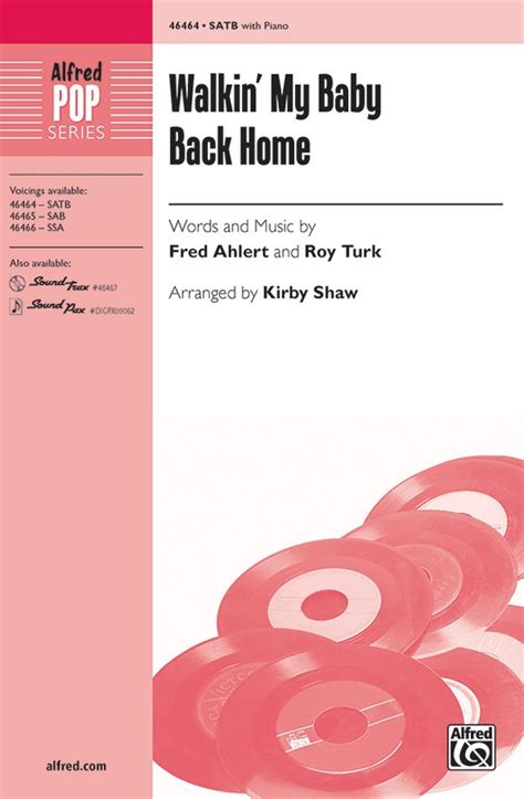 Walkin' My Baby Back Home: SATB Choral Octavo: Fred Ahlert | Sheet Music