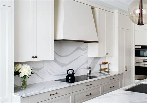 15 White Quartz Countertop & Backsplash Ideas | Marble Systems