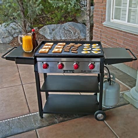 Camp Chef 600 Square Inch Outdoor Propane Gas Flat Top Grill and ...