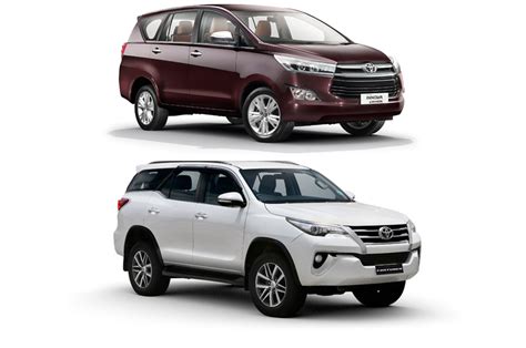 Toyota Fortuner, Innova Crysta grab over 60 percent and 50 percent segment share respectively ...