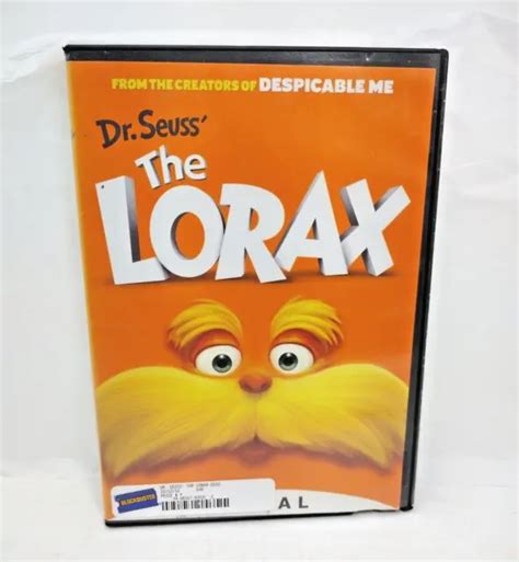 DR. SEUSS THE LORAX DVD 2012 in Blockbuster Jewel Case GC $14.99 - PicClick