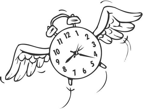 Time Flies Clipart - Add Some Whimsy to Your Time Management