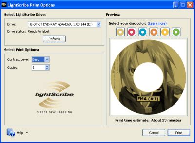 Lightscribe Software And Diagnostics - gHacks Tech News