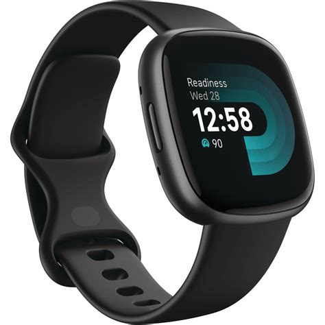 Fitbit Versa 4 (Black/Graphite) - JB Hi-Fi